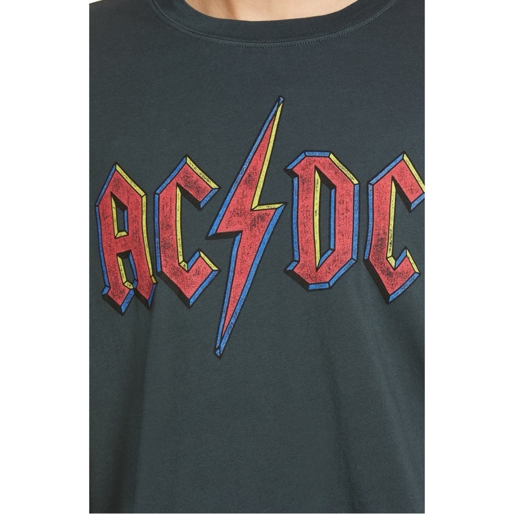 DAYDREAMER AC/DC Crop Graphic Sweatshirt - Picture 5 of 9